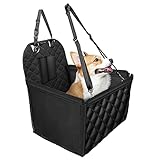 Verstärkte Seitenwand- Der Reißverschluss und der Klettverschluss an der Seitenwand des Hundeautositzes können die Verbindung der Seitenwand stärken und ein Reißen der Seitenwand verhindern.Die verstärkte Kohlefaserstange an der Seitenwand könnte verhindern, dass der Hundeautositz zusammenfällt, wenn der Hund aussteigen möchte.