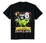 8 anni Bambini Compleanno Dinosauro