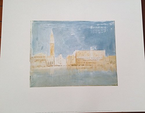 Venise 1819 William Turner affiche 40x50 cm impression d'art sur papier mat premium
