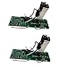 Replacement 20V Li-Ion Battery PCB Charging Board for P108 and RB18L40, Green Protection Circuit with Resin Metal Material, DIY Tool Battery Repair Kit, 2PCS