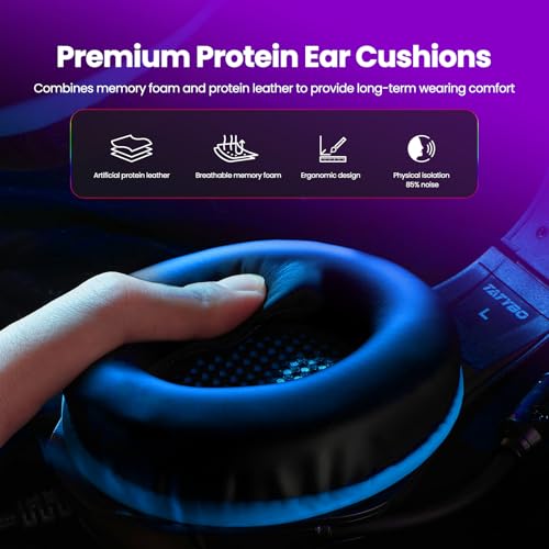 Noise Cancelling Gaming Headset for PC - Deep Bass Stereo Sound - Image 6