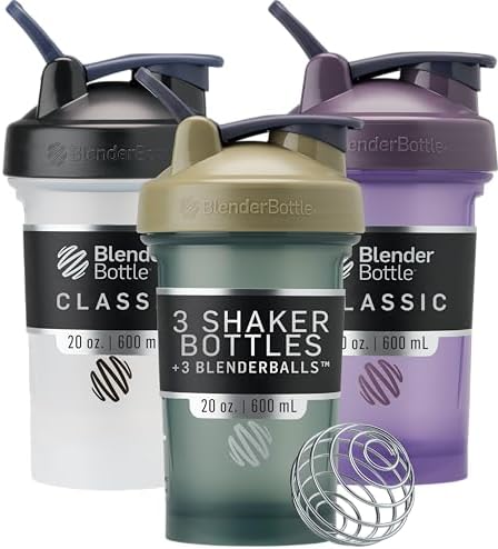 BlenderBottle Classic V2 Shaker Bottle Perfect for Protein Shakes...