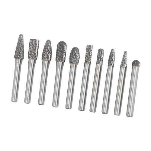 Set 10 Piezas Fresas Rotativas de Carburo de Tungsteno miniatura 6