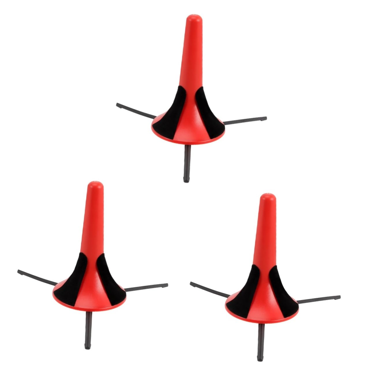 Toyvian 3pezzi Supporto Portatile Per Clarinetto Con Design Tre Piedi Stabile e Rimovibile Per Strumenti Fiato
