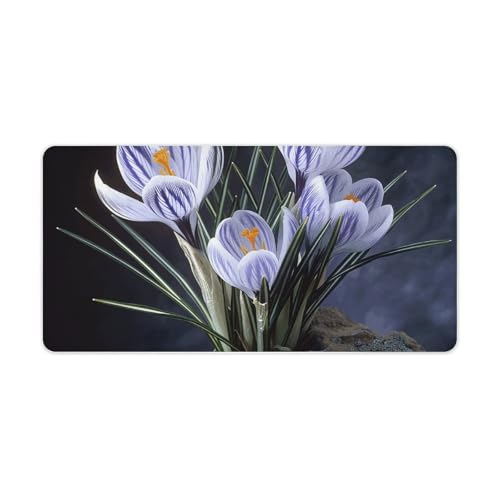 Tapis de souris 60x30 cm base caoutchouc pour éviter les glissements sur le bureau