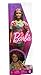 Barbie Fashionistas Doll #201, Athletic Body with Curly Brunette Hair, Graffiti-Print Dress & Accessories Including Boots & Chain Necklace