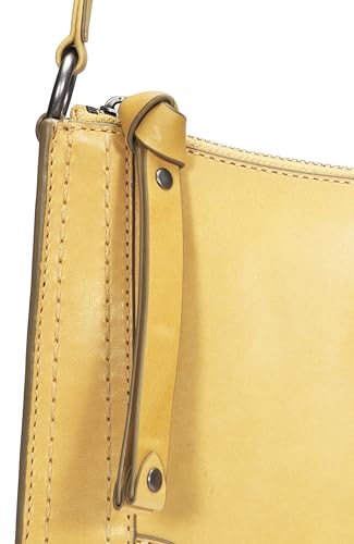 Image of Frye Women's Melissa Zip Crossbody Bag, Stylish Handbag with Adjustable Strap & Pockets