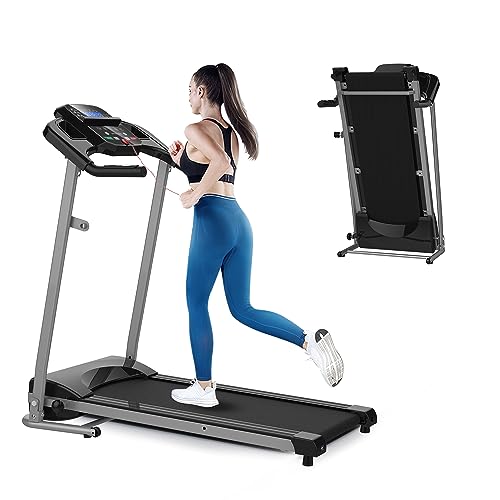 Image of Foldable Treadmill 2.5HP Electric Folding Treadmill Running Walking Machine for Home Gym, Max 265 LBS Weight Capacity