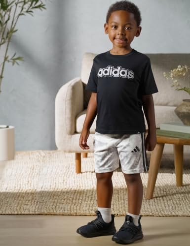 adidas Unisex-Kids Lite Racer Adapt 7.0, Black/Black/Grey, 3 - 1