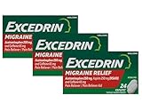 Excedrin Migraine Pain Reliever Aid 24 Count (3 Pack)