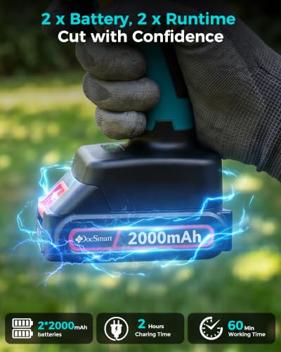 Image of 8 inch Electric Mini Chainsaw for Wood Cutting, 1000W Brushless Motor