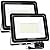 MORSEN 2 Pack 100W LED Flood Light with UL Certificated Plug, Waterproof IP66 Outdoor Floodlight, 10000lm 5000K Daylight White Security Lights, for Yard, Garden, Garage, Porch&Stair