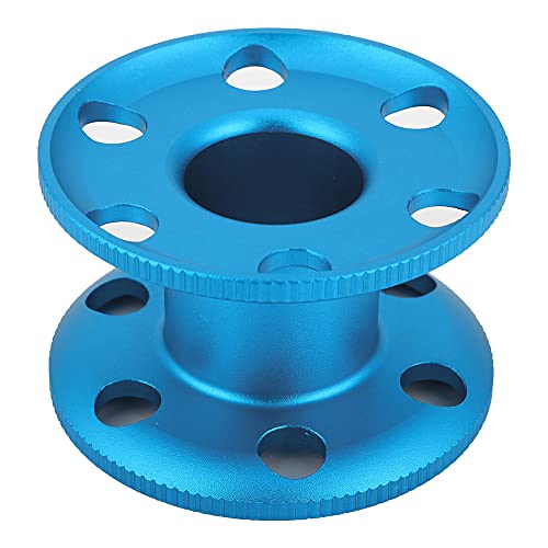 Gavigain Aluminum Alloy Scuba Diving Finger Spool Reel for Underwater Snorkeling Accessory (Blue)