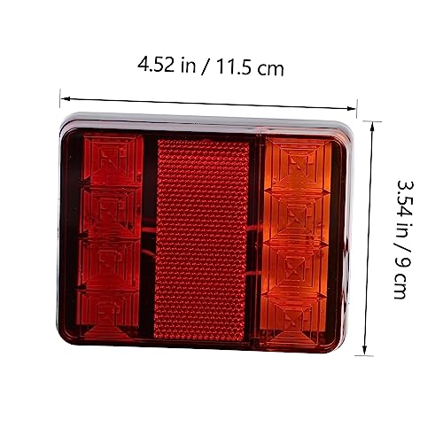 ERINGOGO 4 Peças Luz De Freio LED Luz De Identificação Lâmpada De Parada Luz Traseira Luz De Freio L