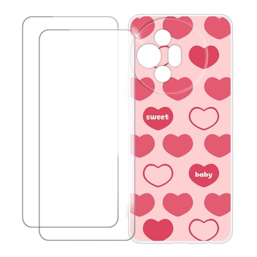 UOGNADGD TCL 50 XL 5G �Ƃ̌݊������� �J�X�^���J���t���P�[�X�{�����K���X�ی�t�B����2���t�� ? �Ռ��z�������h�~ (�s���N�̃n�[�g)