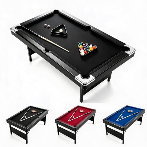 Garvee 7 ft Black Folding Pool Table