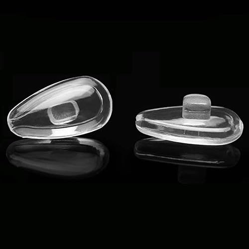 Miniatura 3 de Almohadillas para la nariz para gafas, almohadillas de silicona suave, almohadillas para la nariz, cámara de aire, 5 pares de almohadillas para la
