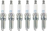 Set of 6 Lase Iridium Spark Plug 0041594903 PLKR7A Compatible with Mercedes-Benz C300 C350 CLK350