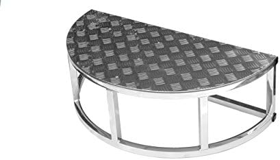 Open Half Round Caravan Step British Made