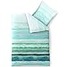 CelinaTex Fashion Bettwäsche 135x200 cm 2teilig Baumwolle Davia Streifen Türkis Weiß Grün