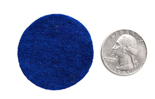 Image of Playfully Ever After Blue, Red, White & Yellow Craft Felt Circles (1.5 Inch - 95pc)
