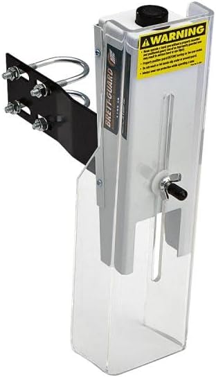 Band Saw Guard with Light HTC A100-16 Brett Guard, Clear Acrylic Guard That Makes it Easy to use