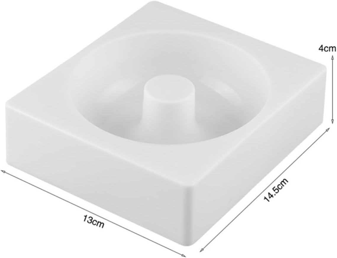 INOOMP 2pcs Silicone Donut Mold Non-stick Easy Release Baking Tool