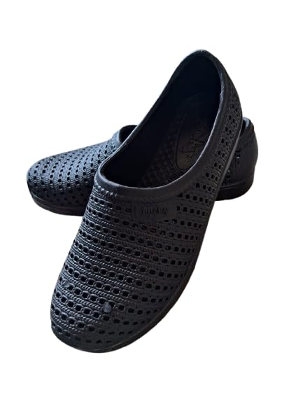 Women's PVC Loafer Rainy Footwear | Waterproof Monsoon Shoes for Girls & Women | Comfortable Slip Resistant Black-Sony-image-28