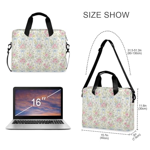 Funda para portátil crossbody con asa y correa 15.6 pulg miniatura 5