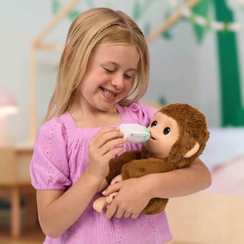 Giochi Preziosi Live Pets – Mango, The Interactive Monkey, 50 Interactive Sounds and Mouth Movement, Loves Tickling and Makes Joyful Sounds When You Touch The Belly! - Image 3