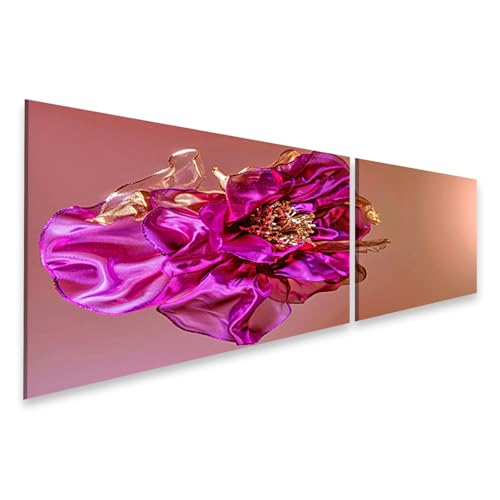 Image sur toile fleur violette islandburner Prime, édition artistique aux accents dorés