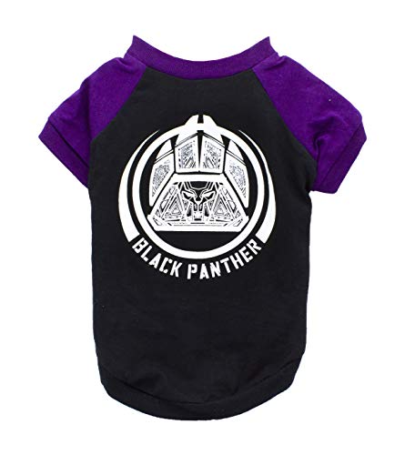 Marvel Comics for Pets Black Panther Dog T Shirt | Avengers Infinity War Shirts for Large Dogs | Size X-Large (XL) Dog Apparel | Officially Licensed Product of Marvel Comics for Pets Comics