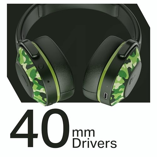 Image of Boat Rockerz 413, 60H Battery, 40Mm Drivers, Dual Pair,ENx Tech, Low Latency, Stream Ad Free Music via App Support, Bluetooth Headphones, Wireless Over Ear Headphone with Mic (Army Green)