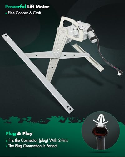 Image of SCITOO Power Window Regulator with and o Motor fit for 2003 2004 2005 2006 2007 2008 2009 for Kia Sorento Front Left Side 748-942