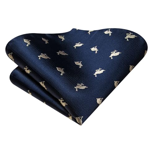Image of Hi-Tie Men's Tie Sets Silk Paisley Striped Necktie Pocket Square Cuff-links Sets Wedding Business Holiday