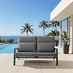 Patioco Loungebank Ohio 2-Sitzer Anthrazit