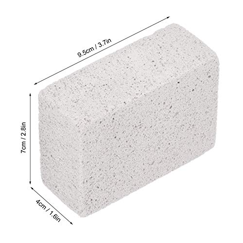 Atyhao 4 Stück Reinigungsblock Barbecue Grill Reinigung Brick Block Flecken Fettreiniger Stein Küchenzubehör