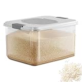 Utilisation pratique du plan supérieur : un design bien pensé offrant une base large stable et un plan supérieur fonctionnel, parfait pour placer des gamelles ou des jouets pour animaux de compagnie, récipient pour nourriture sèche amélioré par des coins arrondis sans danger pour les animaux de compagnie et une fenêtre transparente qui permet d'observer sans effort le niveau de nourriture stockée pour chien