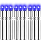 Wovnet 9 Pcs Fishing LED Bobber Light Replacement for Lures Fishing Glow Sticks Night Fish Light up Bobbers Floats and Rod Tips (Blue Color)