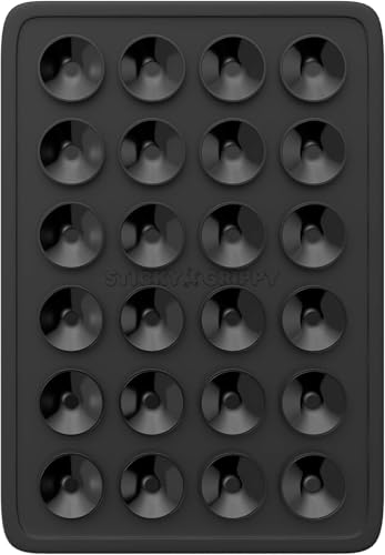 LONIMIA Videos Selfies, 4 Pack Suction Phone Case Mount, Silicone Adhesive Phone Accessory for iPhone and Android, Hands-Free Fidget Toy Mirror Shower Phone Holder