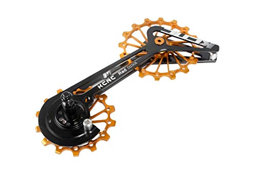 Kcnc Road Cyclocross Gravel Bicycle Bike Rear Derailleur Oversized Pulley Wheel System Cage Ospw For Sram Red/Force 10 11 Speed Use(Gold) #TOP1