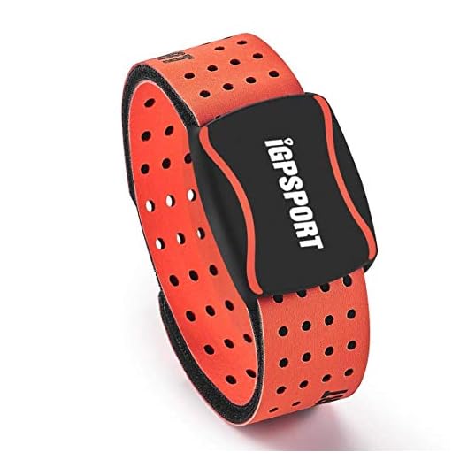 iGPSPORT HR60 pulsómetros Brazalete Compatible con Ant+ y Bluetooth Impermeable IPX7 Sensor Óptico de Frecuencia Cardíaca