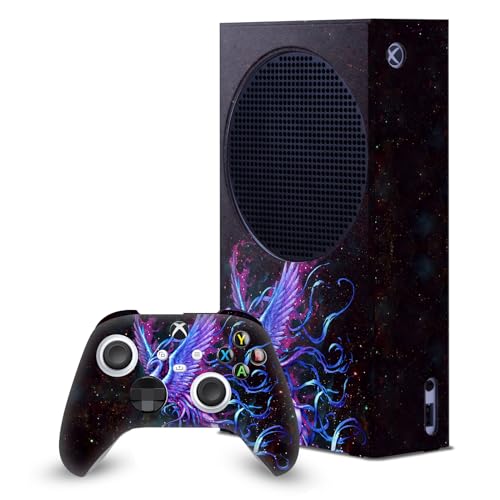 Skins Xbox Series S Christos Karapanos Phénix Mix Art Découpe Précise Haute Résolution