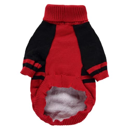 Disfraz Halloween Suéter Perro Calavera XL Rojo