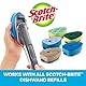 Scotch-Brite Non-Scratch Advanced Soap Control Dishwand Kit, Includes 1 Wand & 5 Refill Pads, Control Soap with A Button, Keep Your Hands Out of Dirty Water