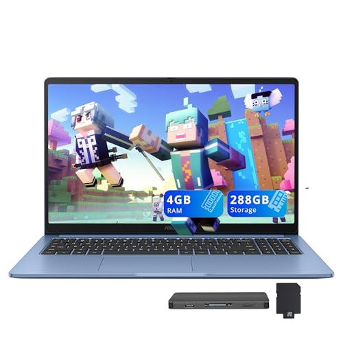 Image of ASUS Chromebook CX15 15.6 inch FHD Laptop, Intel Celeron N4500, 4GB RAM, 288GB Storage (128GB eMMC+160GB Docking Station Set), Intel UHD Graphics, Number Pad, Webcam, WiFi 6, Chrome OS, Fabric Blue