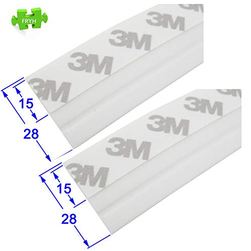 Door Windshield, Anti-noise And Energy-saving Self-adhesive Windproof Tape, Door Bottom Sealing Strip Prevents Insects From Entering, Suitable For Use In Gaps Up To 12mm,A