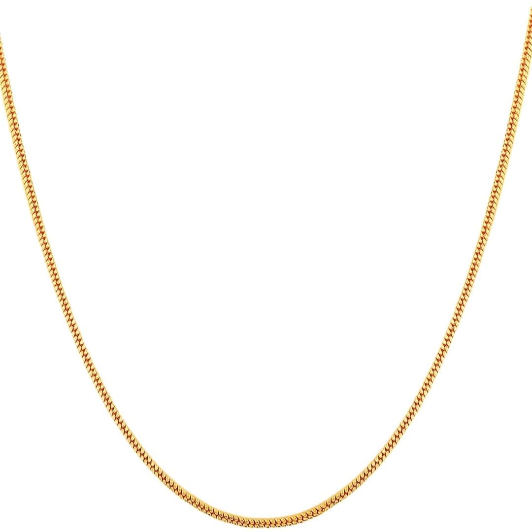 Cute And Stylish One Gram Micro Gold Plated Long Chain For Women (24 Inches) (B0D6YNT3R2) Amazon Price History, Amazon Price Tracker