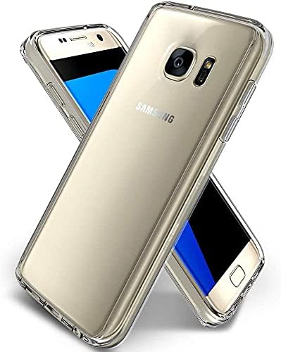 Thin Fit Samsung Galaxy S7 Soft TPU Clear Transparent Cover Durable Drop Protective Back Cover ...