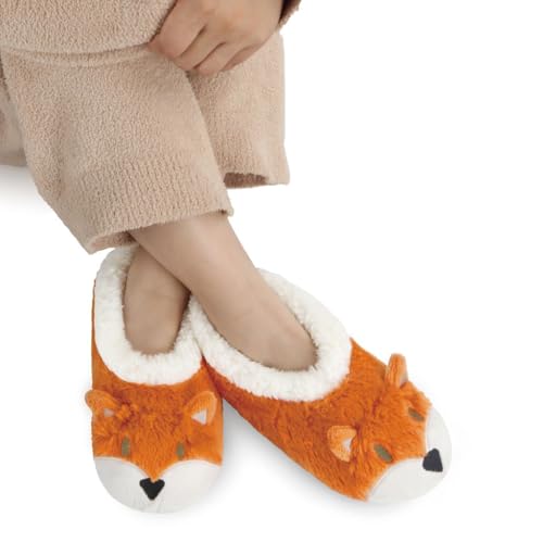 Image of Snoozies Barnyard Animal Slipper Socks for Women